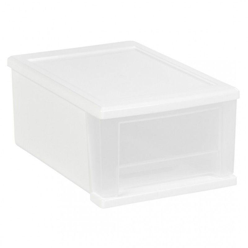 Stylish stacking drawer, white, 4/PK*10
