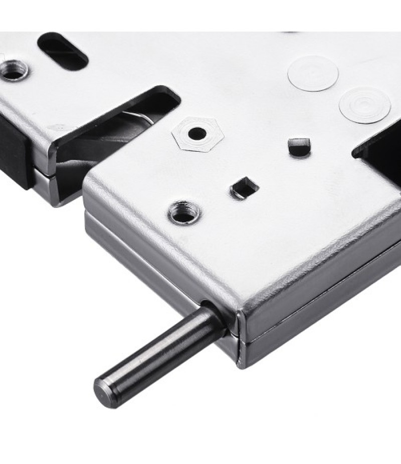 12 DC 2A Electric Magnetic Cabinet Door Lock Silver Self Pop-Up Fail Secure Manual Unlock