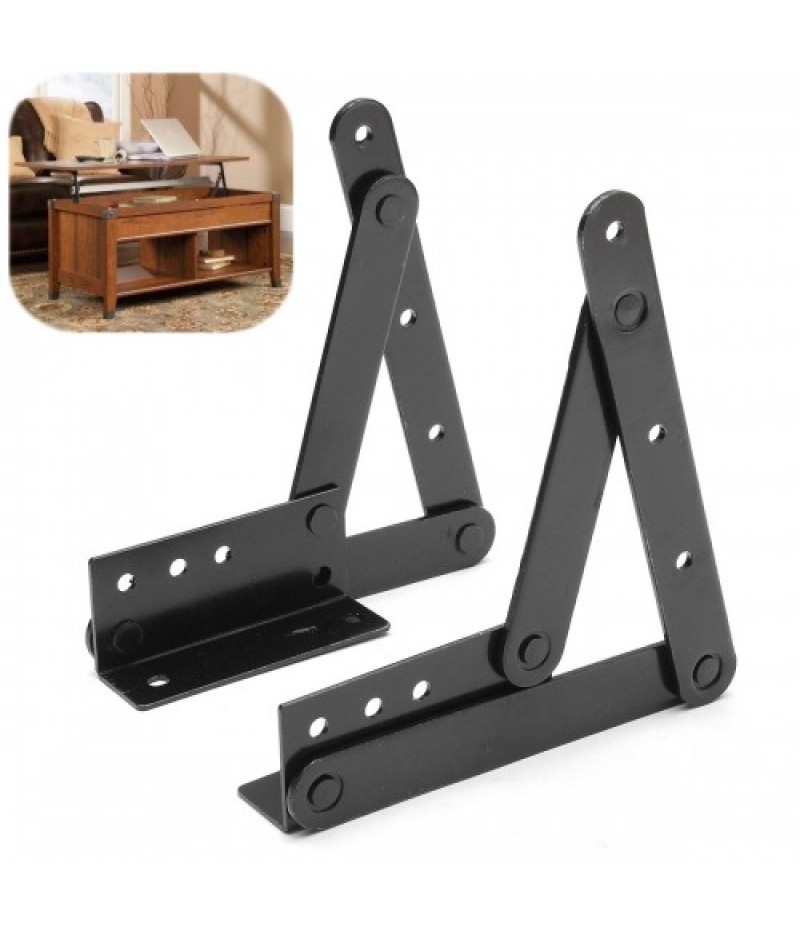 1 Pair Lift Up Bracket Table Desk Furniture Frame Mechanism Hinge Hardware