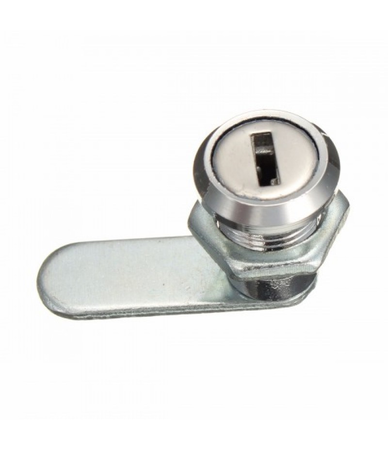 16mm Keyed Alike Cam Lock For Filing Cabinet Mailbox Drawer Cupboard with 2 Keys
