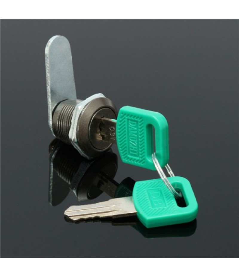 16mm Cam Lock Door File Cabinet Letter Mail Box Drawer Cupboard with 2 Key