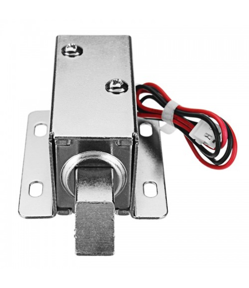 24V DC Electric Lock Assembly Solenoid Long Locking Tongue Cabinet Drawer Door Lock