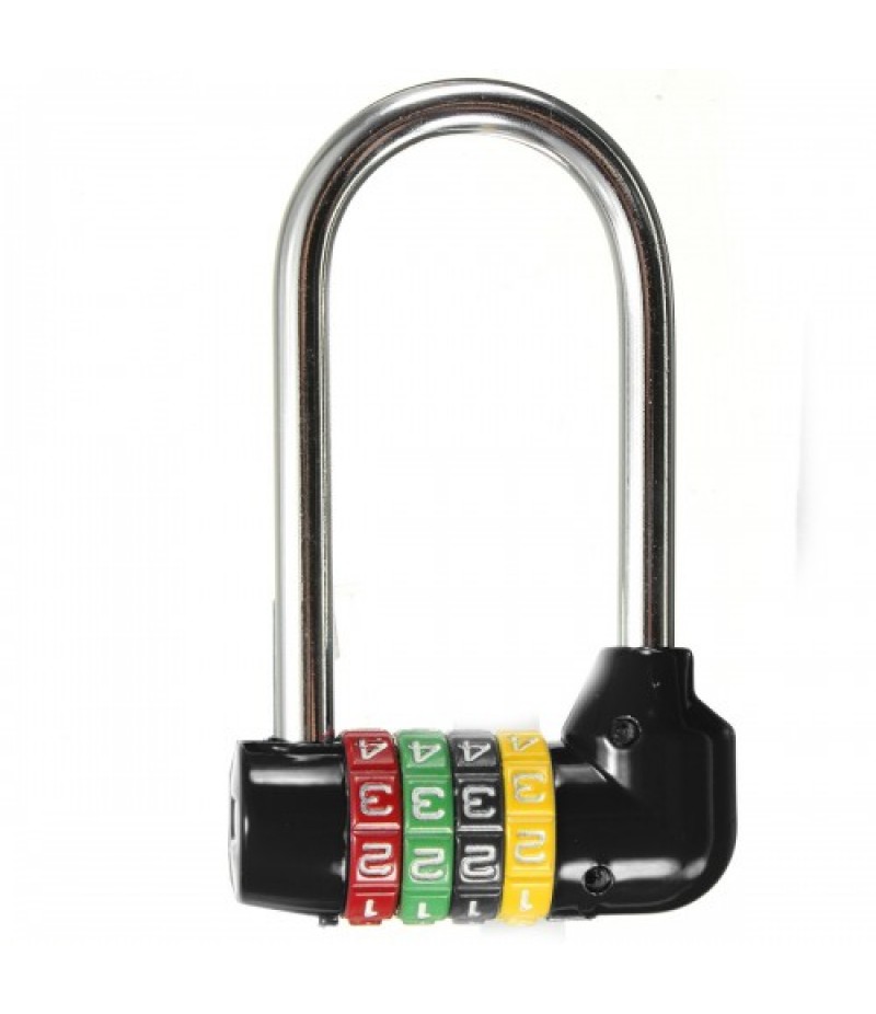Long 4 Digit Number Code Dial Combination Padlock Security Safety Cabinet Luggage Lock