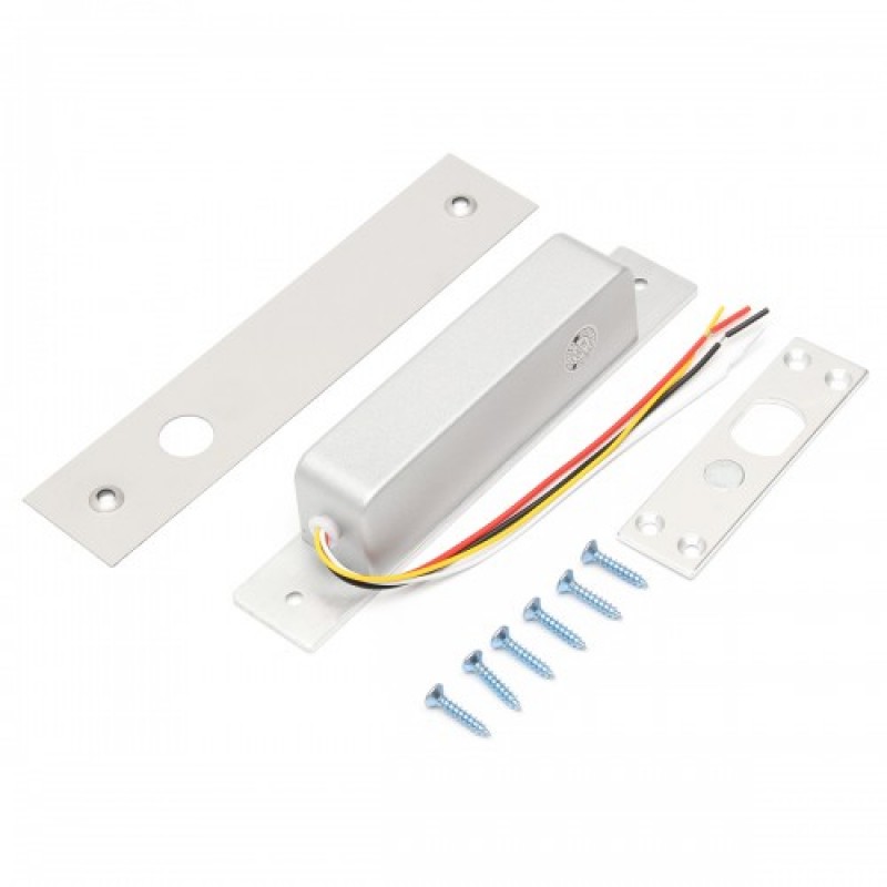 DC 12/24V Electronic Delay Lock Assembly Solenoid Aluminum Tongue For Door Drawer Safety Locks