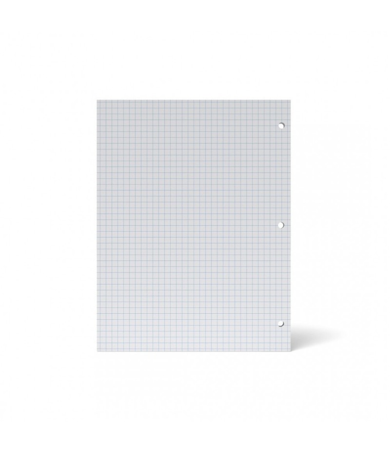 Blue Straight Grain Filling Paper, 8.5 inches x 11 inches, white, 100 sheets/pack, 12 packs/carton